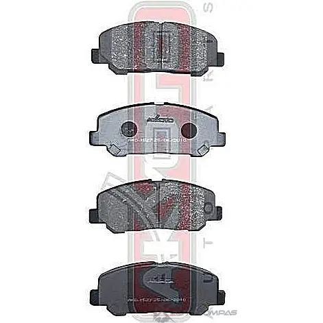 Тормозные колодки дисковые, комплект ASVA AKD-1527 1269704069 7D4 30G - Изображение 1