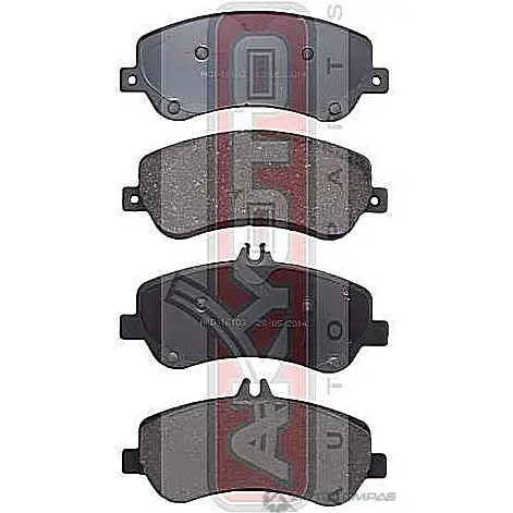 Тормозные колодки дисковые, комплект ASVA NM9M 8 1269704089 AKD-16103 изображение 0