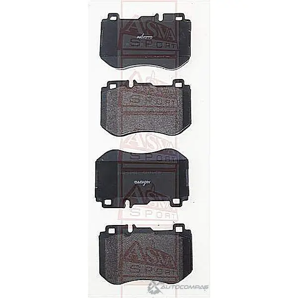 Тормозные колодки дисковые, комплект ASVA JYE VJDP 1422930612 AKD-16108