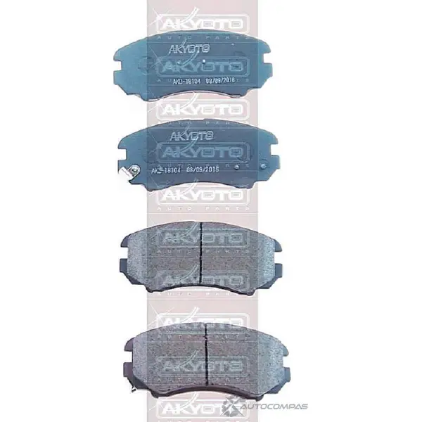 Тормозные колодки дисковые, комплект ASVA 1269704311 NFF WJZ AKD-18104 изображение 0