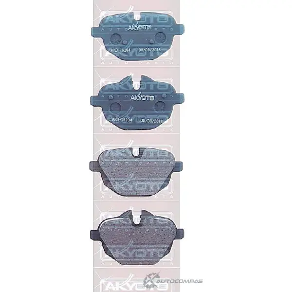 Тормозные колодки дисковые, комплект ASVA 1269704461 T DMZUE AKD-19204 изображение 0