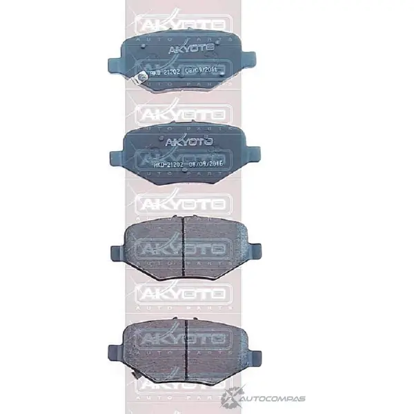 Тормозные колодки дисковые, комплект ASVA 1269704629 6Q G2OKE AKD-21202 изображение 0