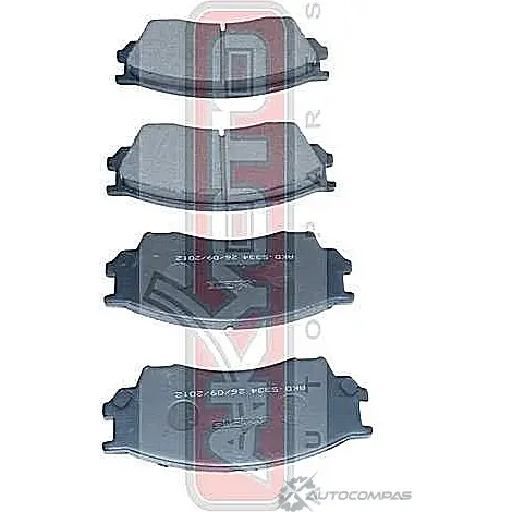Тормозные колодки дисковые, комплект ASVA AKD-5334 C5Y 6Y 1269705543 изображение 0
