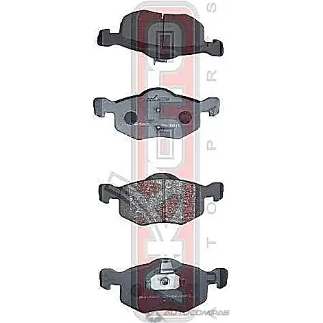 Тормозные колодки дисковые, комплект ASVA PHHGH2 X AKD-5805 1269705629 изображение 0
