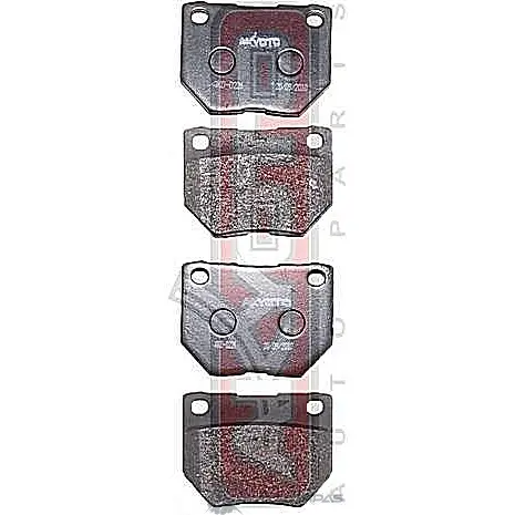 Тормозные колодки дисковые, комплект ASVA AKDC-0226 QRAJ4 CE 1269706531 изображение 0