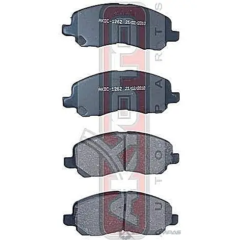 Тормозные колодки дисковые, комплект ASVA AKDC-1262 1269706713 AT17N C изображение 0