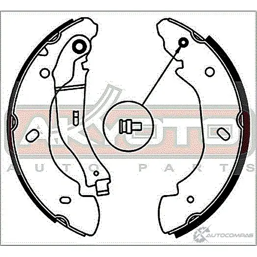 Тормозные колодки ASVA JXTO B 1269706967 AKS-0575 изображение 0