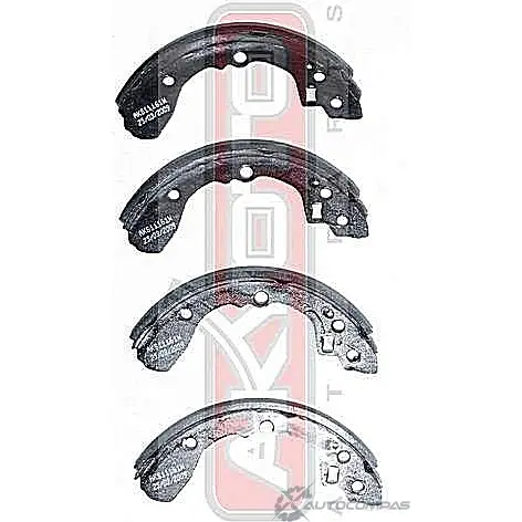 Тормозные колодки ASVA AKS-11161 8 FLVB 1269707013 - Изображение 1