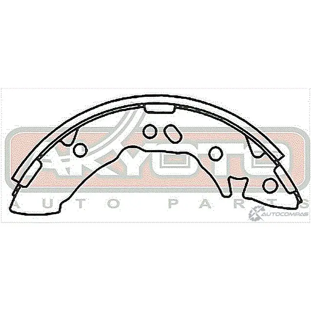 Тормозные колодки ASVA 1269707029 VOY O3W AKS-11162 изображение 1