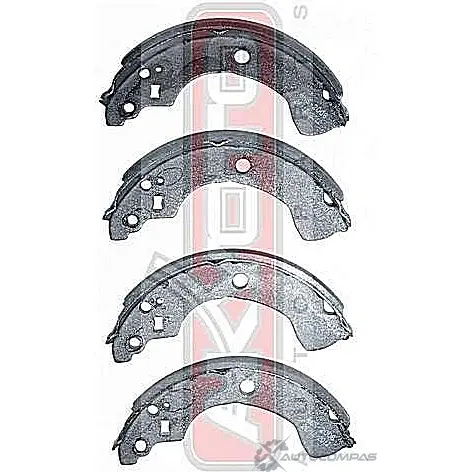 Тормозные колодки ASVA AKS-2008 1269707281 JRE XM - Изображение 1