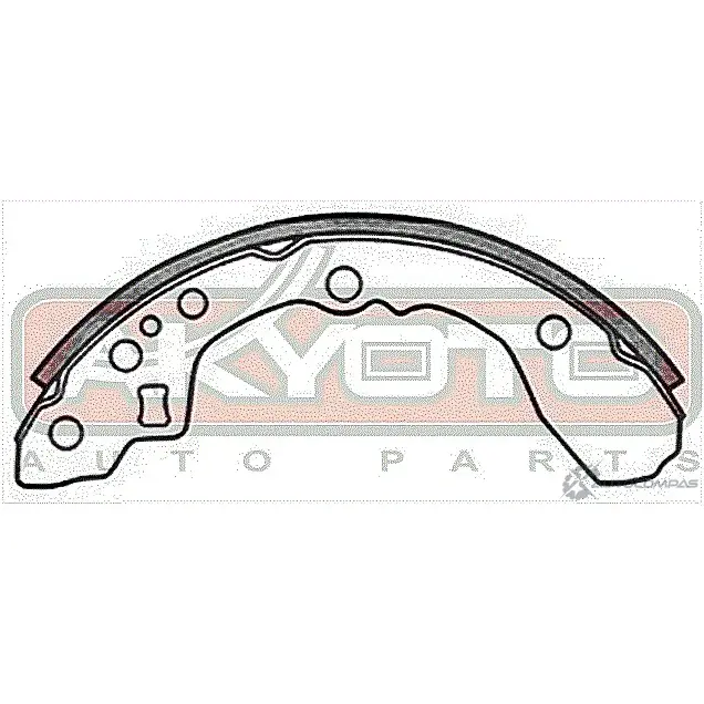 Тормозные колодки ASVA AKS-3347 RW I6L 1269707623 изображение 1