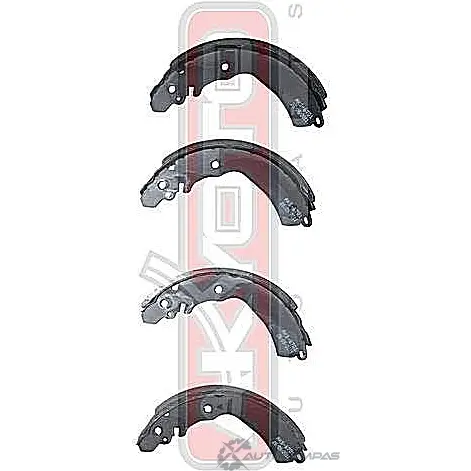 Тормозные колодки ASVA 1269707707 VK7OF NP AKS-6701 - Изображение 1