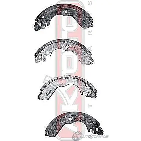 Тормозные колодки ASVA 1269707763 AKS-6712 9M N9VK - Изображение 1