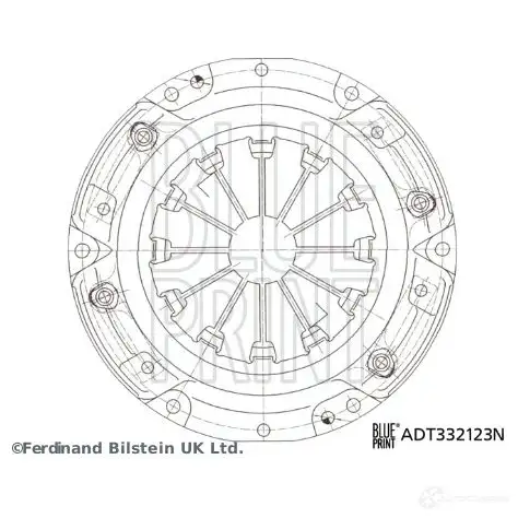 Тормозной диск BLUE PRINT adt34330 L KKJOE 5050063343304 2657884 - Изображение 1