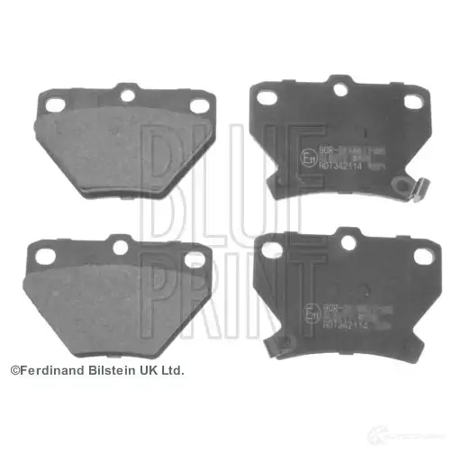 Тормозные колодки дисковые, комплект BLUE PRINT FVVIV 1 ADT342114 2657579 5050063593969