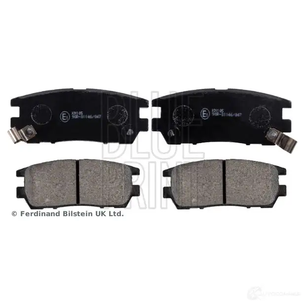 Тормозные колодки дисковые, комплект BLUE PRINT ADC44243 5050063442434 2638982 QE5 KCM изображение 0
