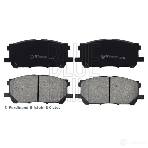 Тормозные колодки дисковые, комплект BLUE PRINT ADT342157 2657616 0R L00 5050063602395