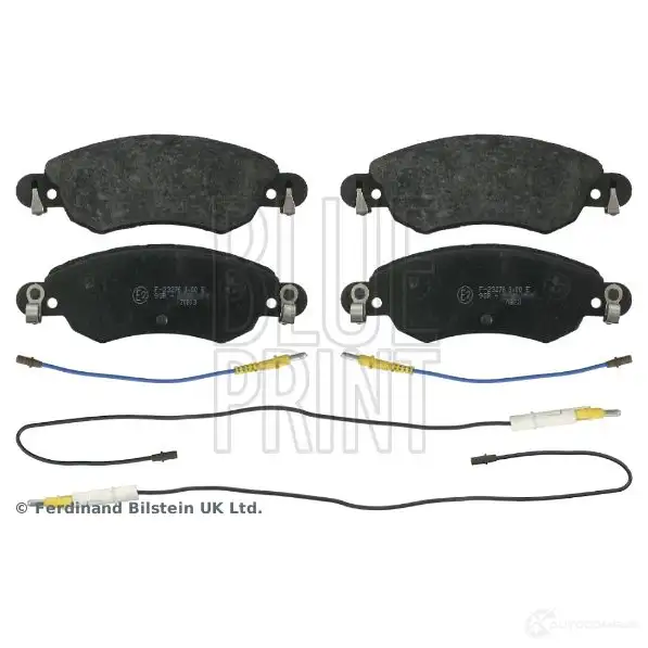 Тормозные колодки дисковые, комплект BLUE PRINT D5UG 0 ADP154254 1438400180