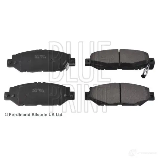 Тормозные колодки дисковые, комплект BLUE PRINT 2657697 ADT34263 CRG8 X 5050063342635 изображение 1