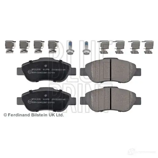 Тормозные колодки дисковые, комплект BLUE PRINT OE 2P3 ADL144240 1438400205 - Изображение 1