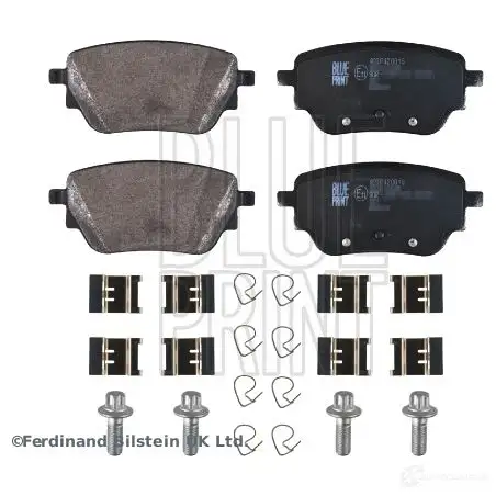 Тормозные колодки дисковые, комплект BLUE PRINT O W8YY0V 1438400284 ADBP420016 - Изображение 1