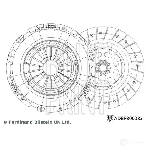 Комплект сцепления BLUE PRINT ADBP300083 1438594338 A167M9 K