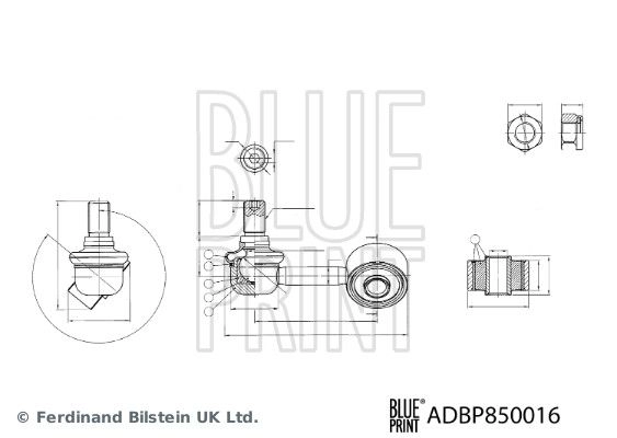 Стойка стабилизатора BLUE PRINT 7LQ 74YA 1440182981 ADBP850016 изображение 0