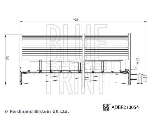 Масляный фильтр BLUE PRINT 1440183439 UW7U PP ADBP210054