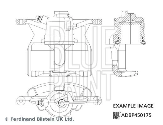 Тормозной суппорт BLUE PRINT 1440184639 X 0ILT ADBP450175 изображение 0