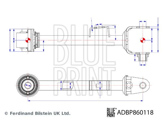 Рычаг подвески BLUE PRINT 1440184894 E1 PG5 ADBP860118 изображение 0