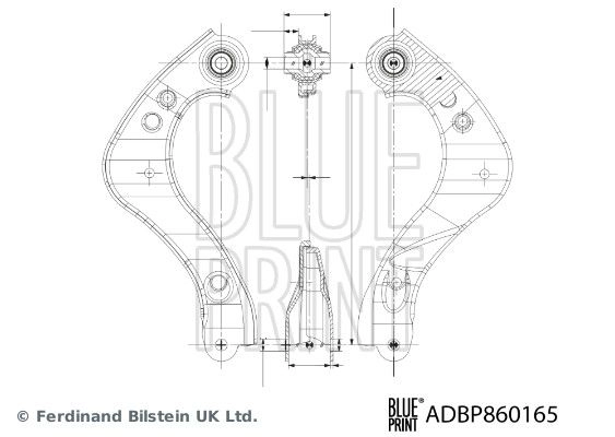 Рычаг подвески BLUE PRINT ADBP860165 J89 C5 1440184936 изображение 0