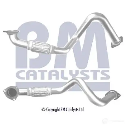 Выхлопная труба глушителя BM CATALYSTS 5052746156911 bm50537 2P 11NG 1202683730