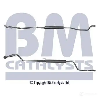Выхлопная труба глушителя BM CATALYSTS 2864153 5052746078213 MTMQ L5 bm50154 изображение 0