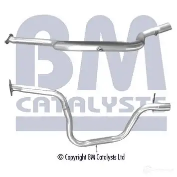 Выхлопная труба глушителя BM CATALYSTS 1202683744 bm50549 TI KDM 5052746161847