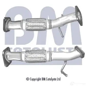 Выхлопная труба глушителя BM CATALYSTS 5052746173154 1424583096 bm70684 PMO2 Y