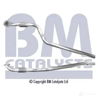 Выхлопная труба глушителя BM CATALYSTS IV0O5 BZ 5052746101034 2864259 bm50267 изображение 0