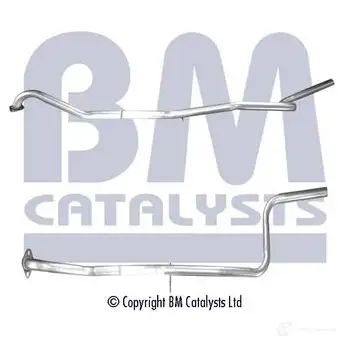 Выхлопная труба глушителя BM CATALYSTS 1228494865 XO HJ1NP bm50597