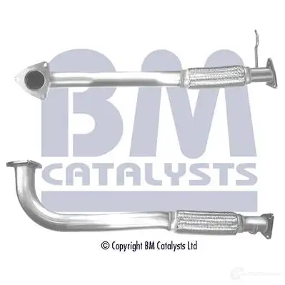 Выхлопная труба глушителя BM CATALYSTS 2864558 UU5 V8 5052746022452 bm70162