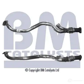Выхлопная труба глушителя BM CATALYSTS 5052746025873 bm70510 V QHA06H 2864865