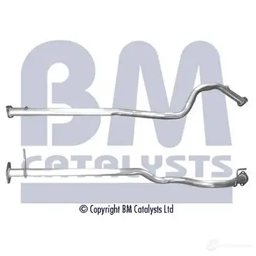 Выхлопная труба глушителя BM CATALYSTS 1438753754 bm50605 9RXW PLS