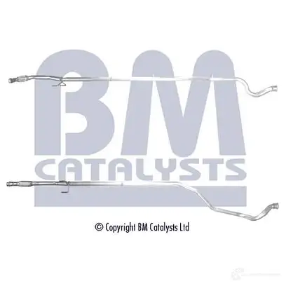 Выхлопная труба глушителя BM CATALYSTS 2864420 0 18F9D1 5052746149869 bm50489 изображение 0