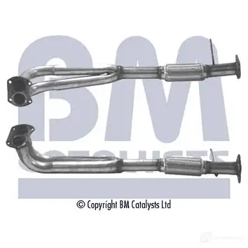 Выхлопная труба глушителя BM CATALYSTS JDSW 0 5052746021172 2864453 bm70034