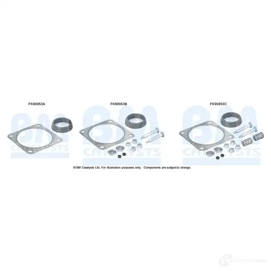 Крепление катализатора, набор BM CATALYSTS fk90953 2868135 HZ CXOWZ