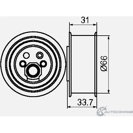 Натяжной ролик ГРМ GMB GT60440 1420562582 XMPS4 0 изображение 3