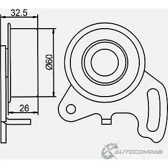 Натяжной ролик ГРМ GMB GT80900 1420562690 SF NAM4A изображение 3