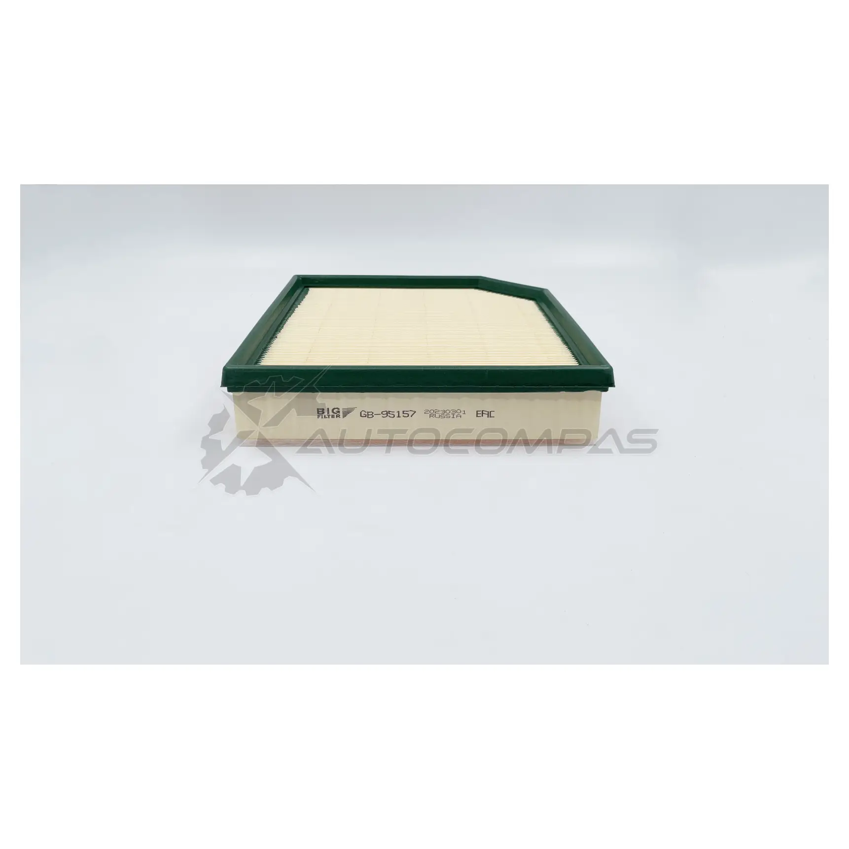 Воздушный фильтр плоский BIG FILTER K0 QPM 1441295534 gb95157 - Изображение 1