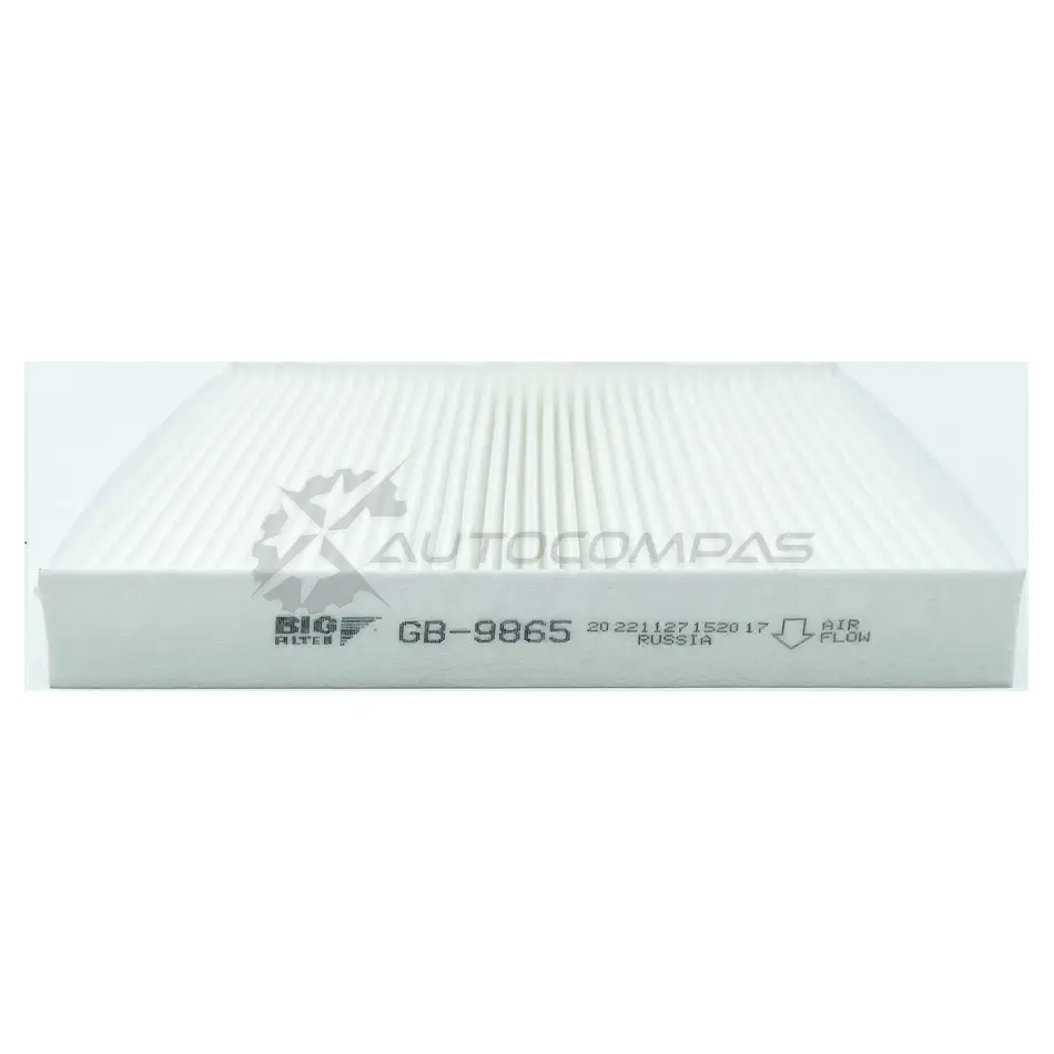 Салонный фильтр BIG FILTER gb9865 BK4 IQC4 1420572756 - Изображение 1