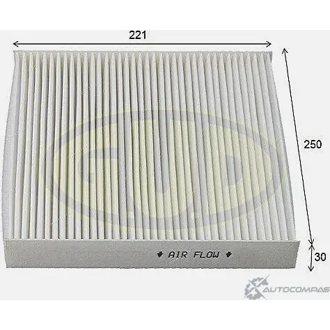 Салонный фильтр G.U.D. 9 N4FT 1422946257 GULMKO GCF2362 изображение 0