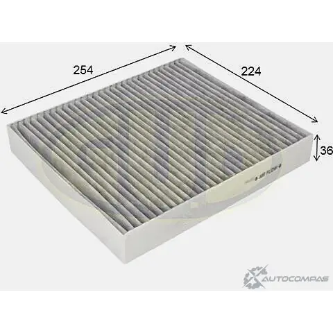 Салонный фильтр G.U.D. UW7 2E 1422946218 VIXM2W GCF26010C