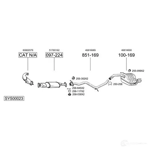 Катализатор BOSAL QWH C7MN 099178 3351640991782 528017